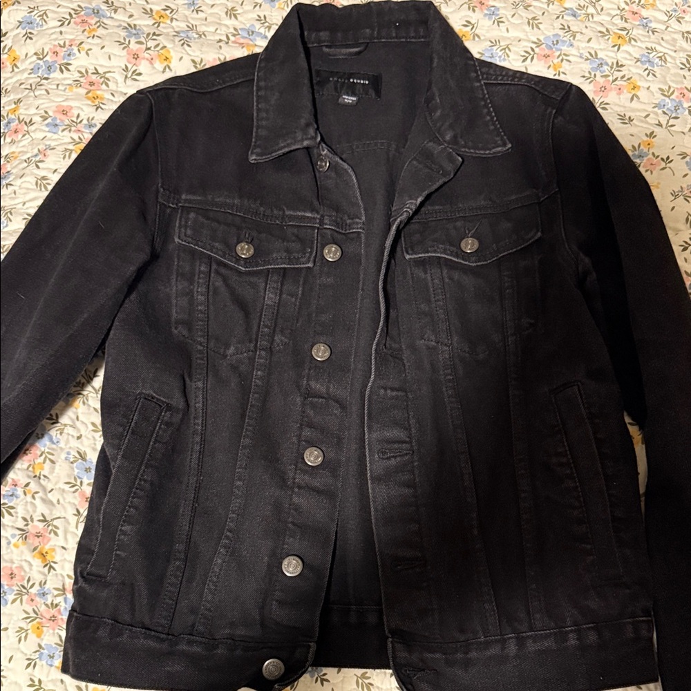 Women's Black Denim Jacket